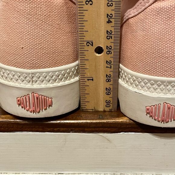 PALLADIUM Women’s Baggy Foldover Lace-up Boot Rose Brick Pink Size 4.5 - Picture 11 of 13